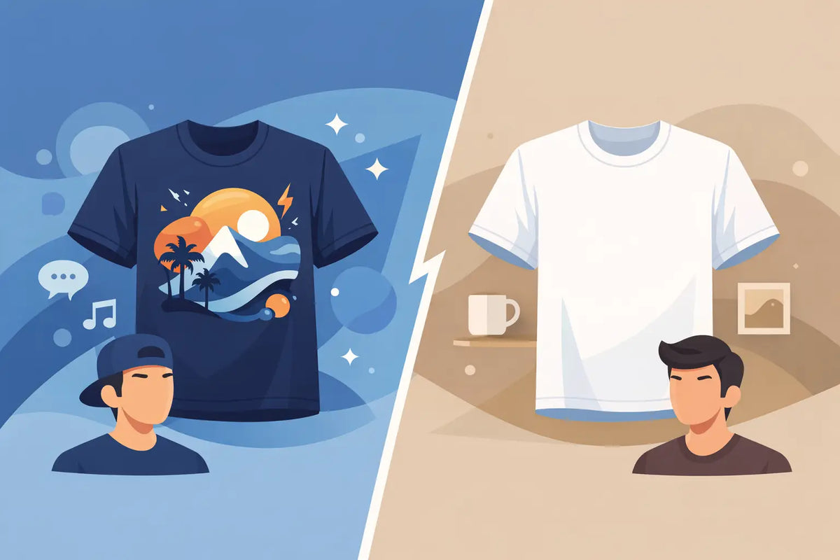 Graphic Tees vs Plain Tees: Pick Your Signal