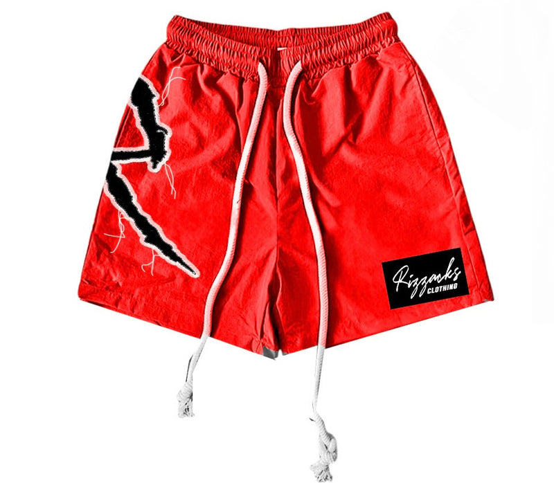 CHASE THE BAG™ NYLON SHORTS – RED